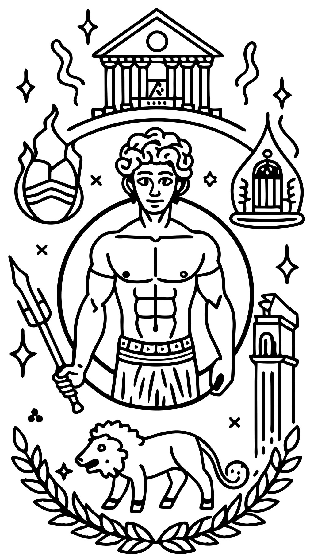 percy jackson coloring pages